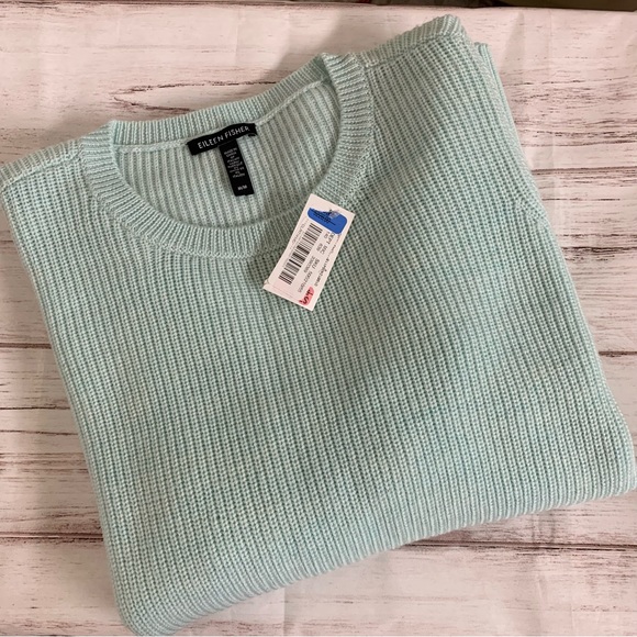 NWT EILEEN FISHER Peruvian Organic Cotton Box-Top - Picture 7 of 10